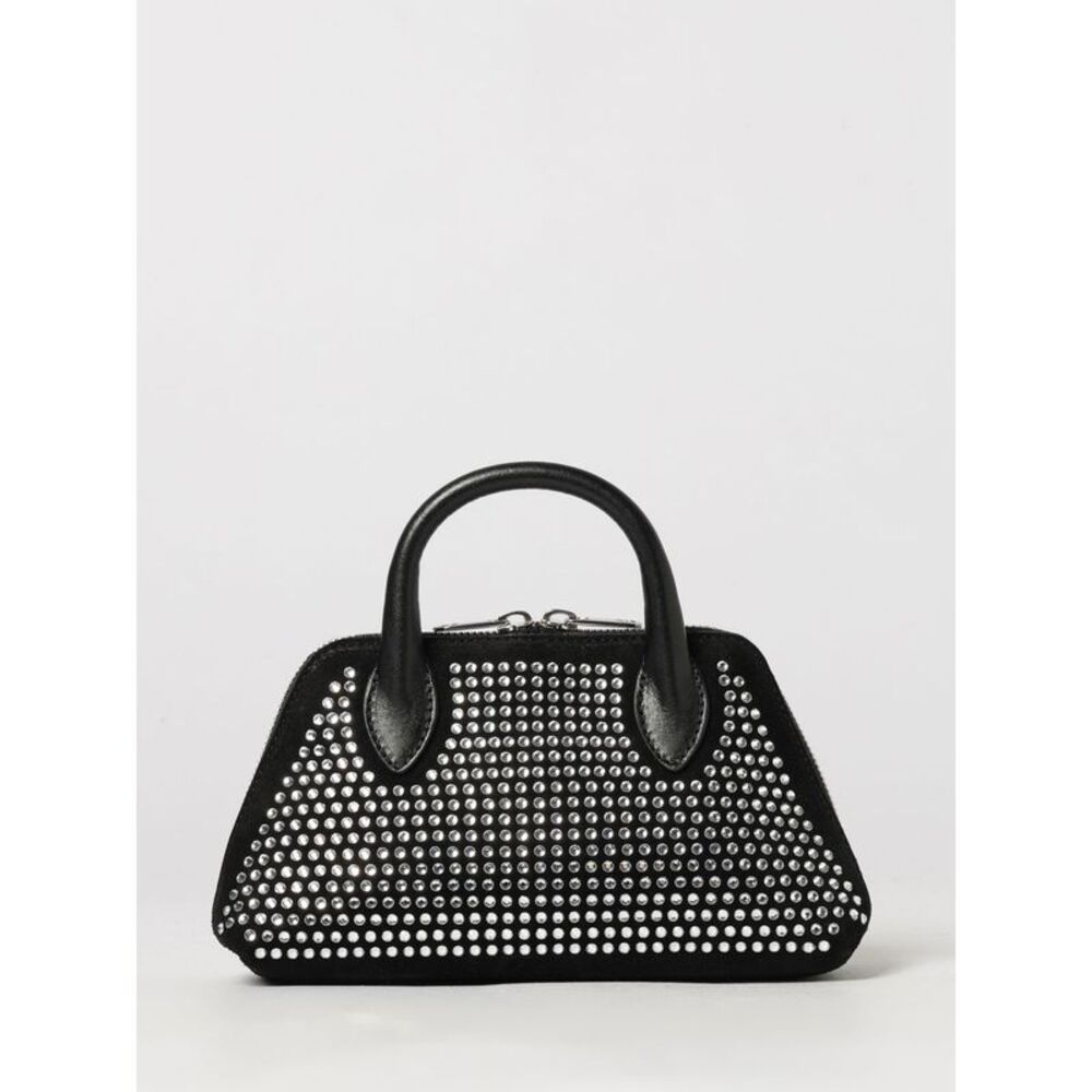 Coperni Women Duffle Mini Handbag Coperni In Leather With Crystal Embroidery